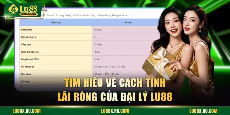 Tìm hiểu về cách tính lãi ròng của đại lý LU88